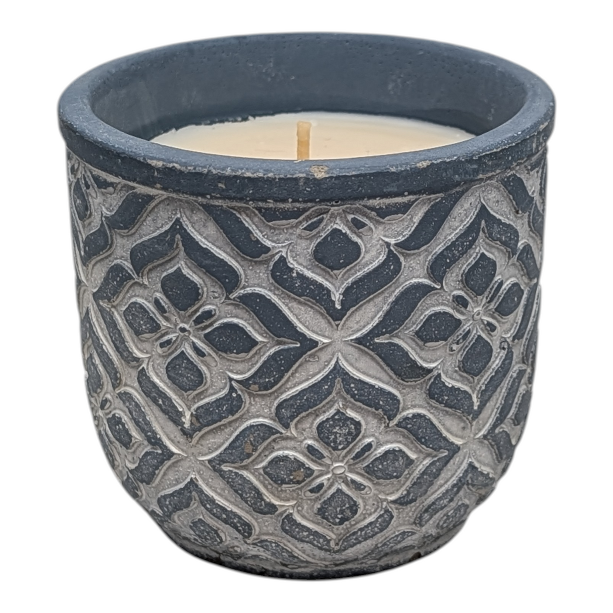 Candle in a Earthenware Jar - 3.5 Inch - Fresh Linen