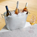Cold drinks galvanized metal tub by twine®