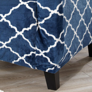 Velvet Plush Form Fit Stretch Slipcover - Magnolia Collection