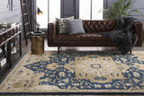 Broomfield 1145 Hand Tufted Blue Wool Rug