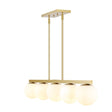 Luca-5-light-modern-glam-iron-globe-linear-led-pendant-Pendants