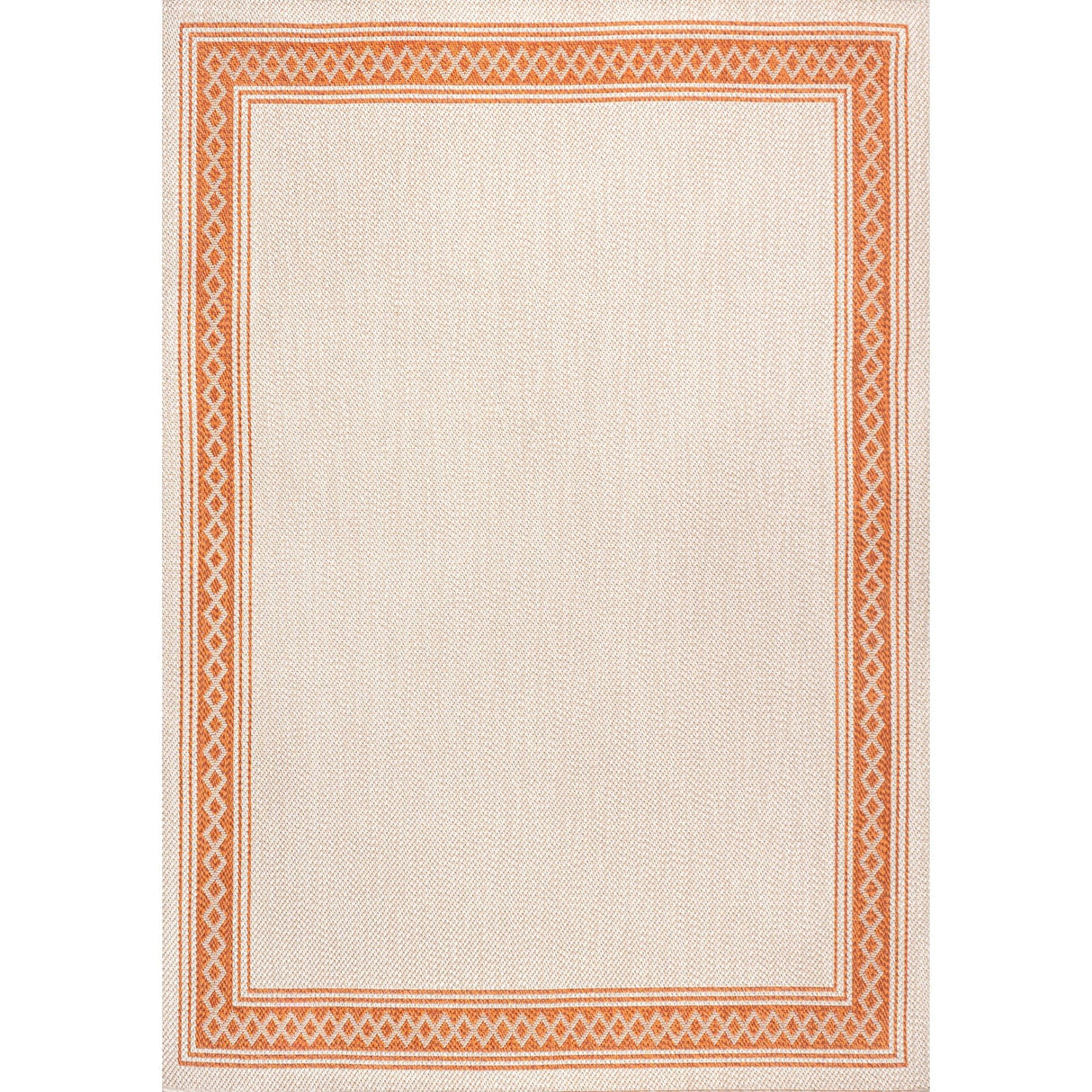 Lucia Classic Diamond Border Indoor/Outdoor Area Rug - Tuesday Morning - Area Rugs