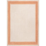 Lucia Classic Diamond Border Indoor/Outdoor Area Rug - Tuesday Morning - Area Rugs