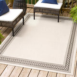 Lucia Classic Diamond Border Indoor/Outdoor Area Rug - Tuesday Morning - Area Rugs