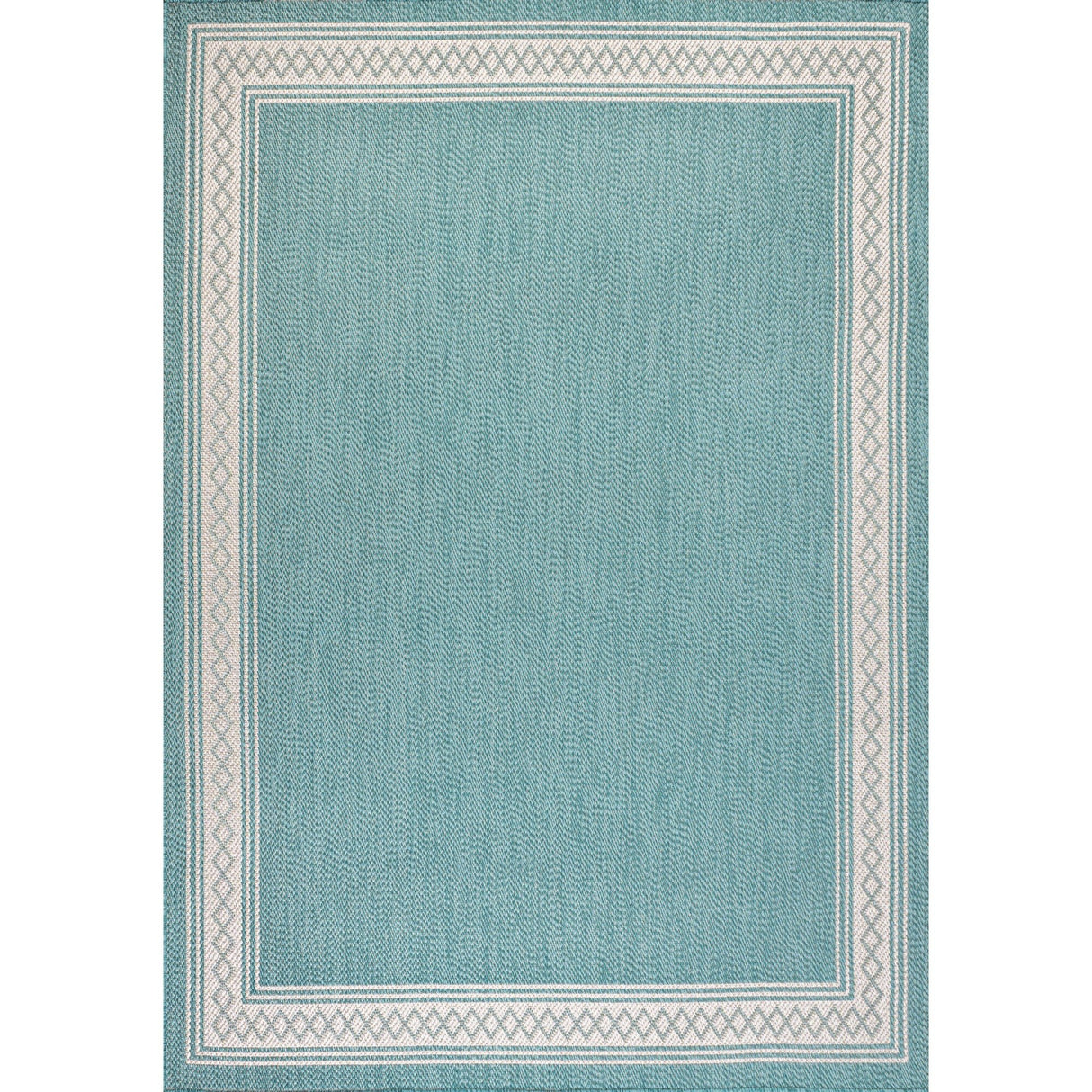Lucia Classic Diamond Border Indoor/Outdoor Area Rug - Tuesday Morning - Area Rugs