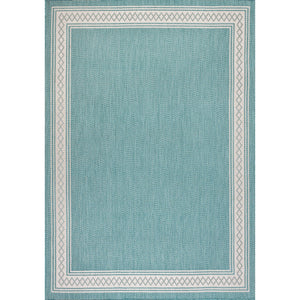Lucia Classic Diamond Border Indoor/Outdoor Area Rug - Tuesday Morning - Area Rugs