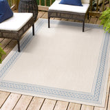 Lucia Classic Diamond Border Indoor/Outdoor Area Rug - Tuesday Morning - Area Rugs