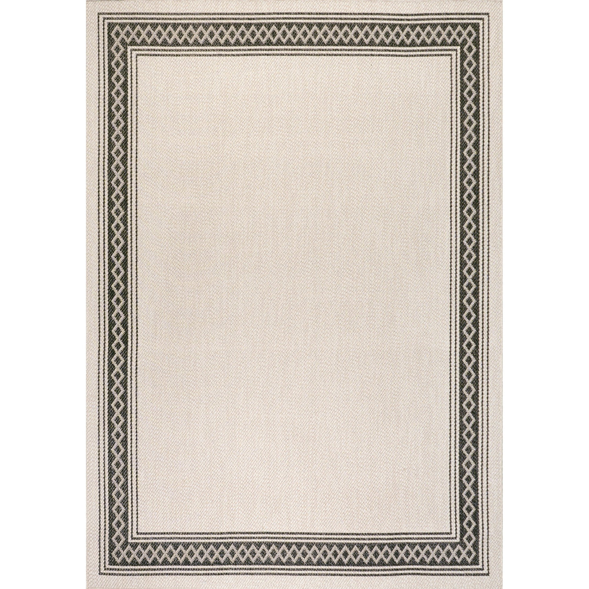 Lucia Classic Diamond Border Indoor/Outdoor Area Rug - Tuesday Morning - Area Rugs