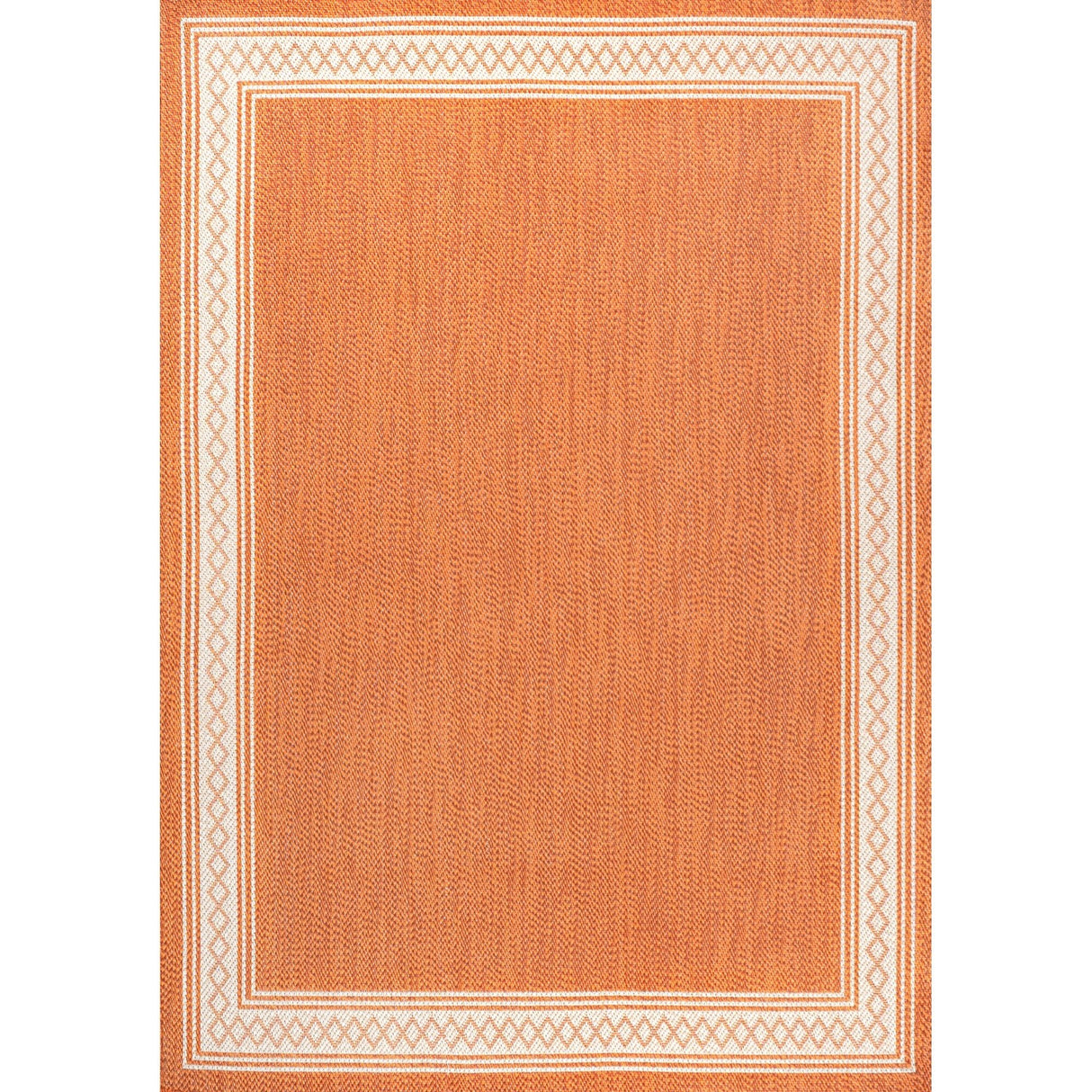 Lucia Classic Diamond Border Indoor/Outdoor Area Rug - Tuesday Morning - Area Rugs