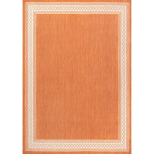 Lucia Classic Diamond Border Indoor/Outdoor Area Rug - Tuesday Morning - Area Rugs