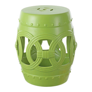 Lucky chinese ceramic drum garden stool - Tuesday Morning - Outdoor Tables