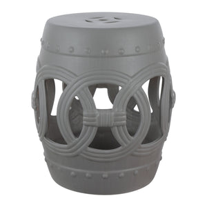 Lucky chinese ceramic drum garden stool - Tuesday Morning - Outdoor Tables