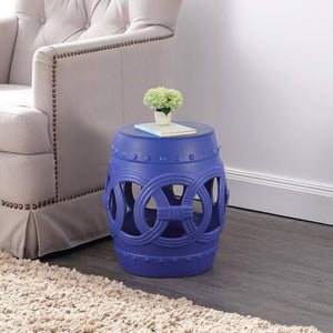 Lucky chinese ceramic drum garden stool - Tuesday Morning - Outdoor Tables