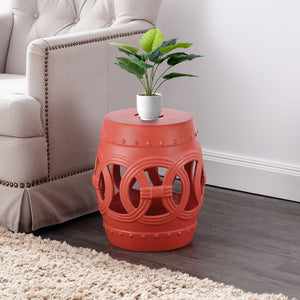 Lucky chinese ceramic drum garden stool - Tuesday Morning - Outdoor Tables
