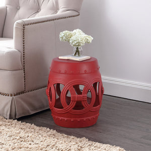 Lucky chinese ceramic drum garden stool - Tuesday Morning - Outdoor Tables