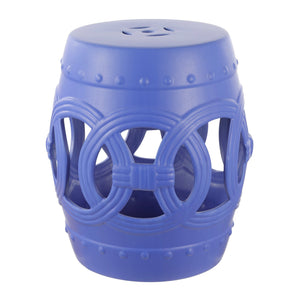Lucky chinese ceramic drum garden stool - Tuesday Morning - Outdoor Tables