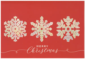 Luxury Boxed Cards - Set of 18 - Snowflakes