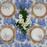 LUMERA BEIGE WAVY EDGE FABRIC PLACEMAT