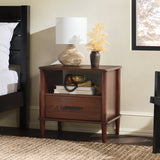 Luminar Solid Wood Spindle Nightstand - Nightstands