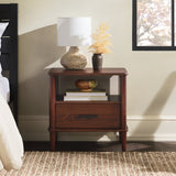 Luminar Solid Wood Spindle Nightstand - Nightstands