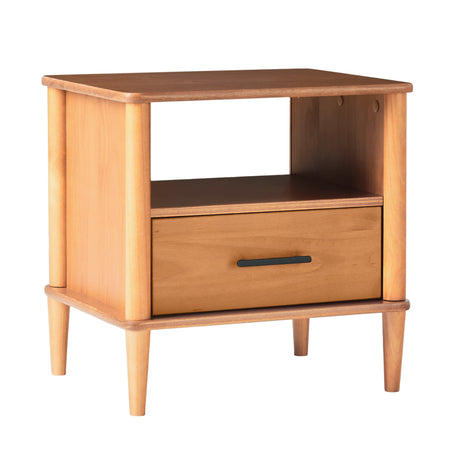 Luminar Solid Wood Spindle Nightstand - Nightstands