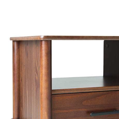 Luminar Solid Wood Spindle Nightstand - Nightstands