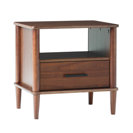 Luminar Solid Wood Spindle Nightstand - Nightstands