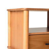 Luminar Solid Wood Spindle Nightstand - Nightstands