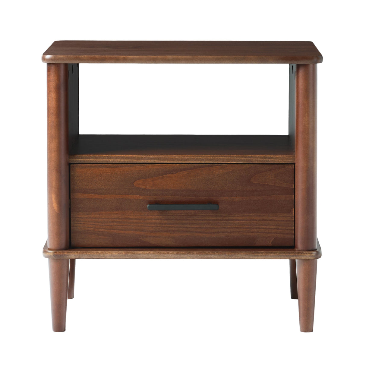 Luminar Solid Wood Spindle Nightstand - Nightstands