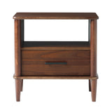 Luminar Solid Wood Spindle Nightstand - Nightstands