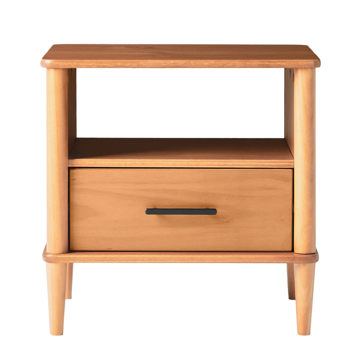 Luminar Solid Wood Spindle Nightstand - Nightstands