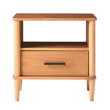 Luminar Solid Wood Spindle Nightstand - Nightstands