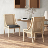 Luminescent Dining Chair with Gorgeous Backrest, Set of 2 - Dining Chairs