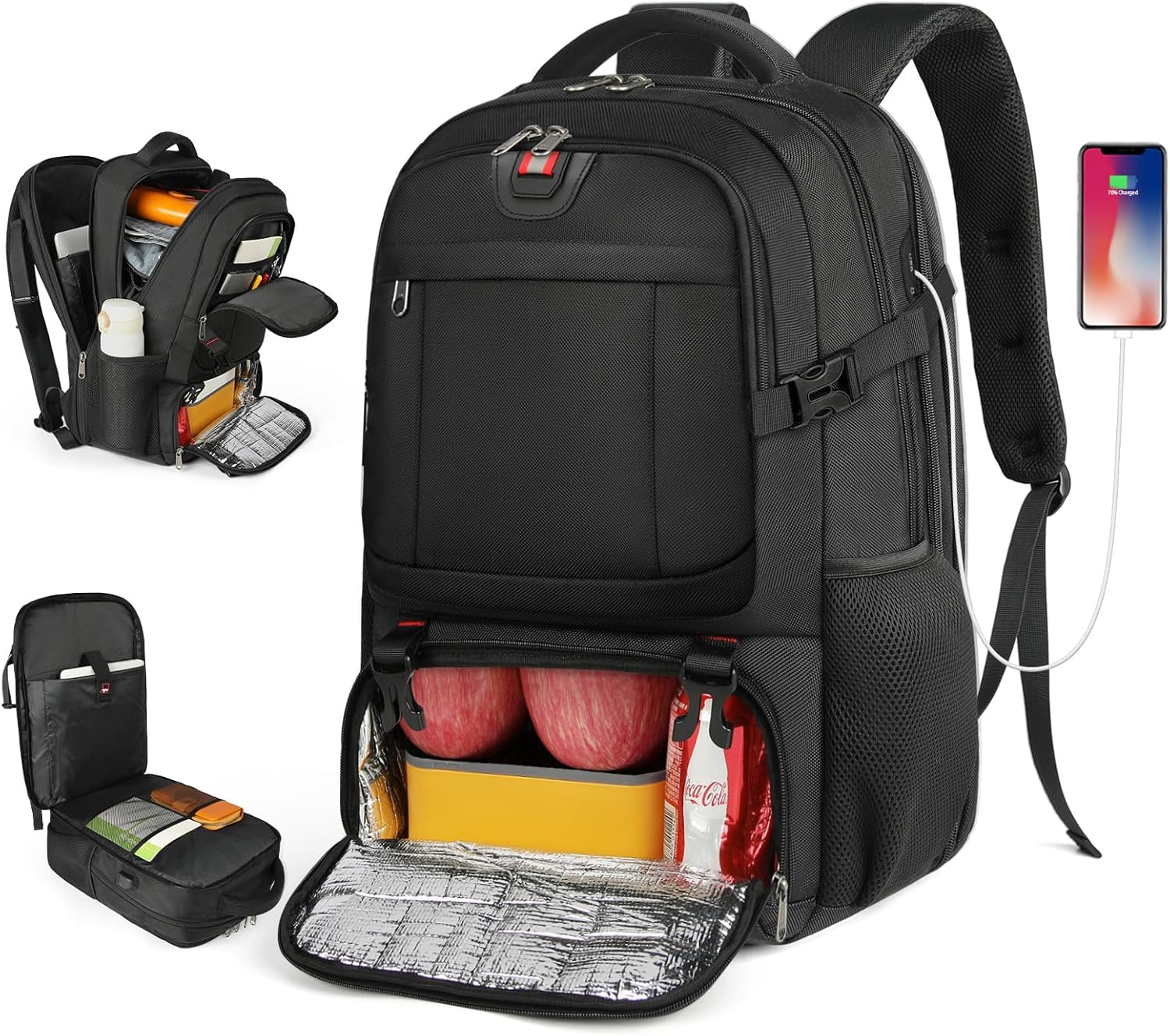 50L Travel Laptop Backpack 17.3 Inch TSA Waterproof with Insulated Compartment USB 50L Travel Laptop Backpack 17.3 Inch TSA Waterproof with Insulated Compartment USB