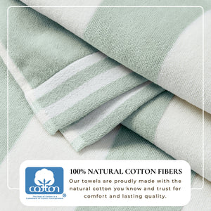 Striped Cabana Beach Towel - Edgartown Collection