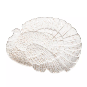 White Turkey Platter
