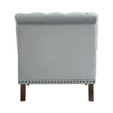 Luxurious Accent Chair with Upholstered Tufted and Nailhead Trim - Accent Chairs