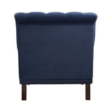 Luxurious Accent Chair with Upholstered Tufted and Nailhead Trim - Accent Chairs