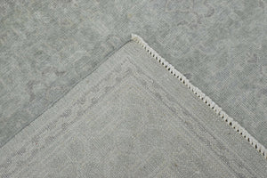 Gray Modern Style Hand Knotted Wool 8x10 Area Rug