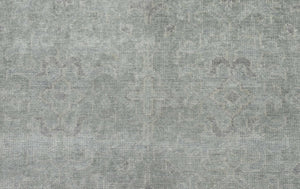 Gray Modern Style Hand Knotted Wool 8x10 Area Rug