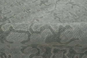 Hand knotted 8x10 Gray Modern Style Wool Area Rug
