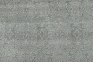 Hand knotted 8x10 Gray Modern Style Wool Area Rug