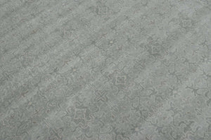 Hand knotted 8x10 Gray Modern Style Wool Area Rug