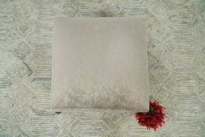 Luxury Velvet Handmade Slate Wooden Stool