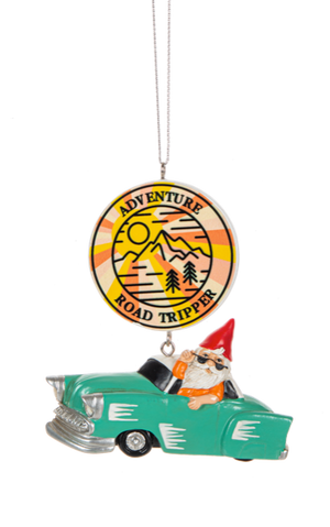 Gnome Road Trip Ornament - Adventure Road Tripper