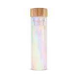 Blair™ iridescent glass travel infuser mug by pinky up