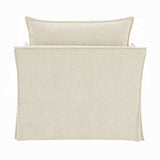 Shane Beige Linen Chair with 2 Pillows
