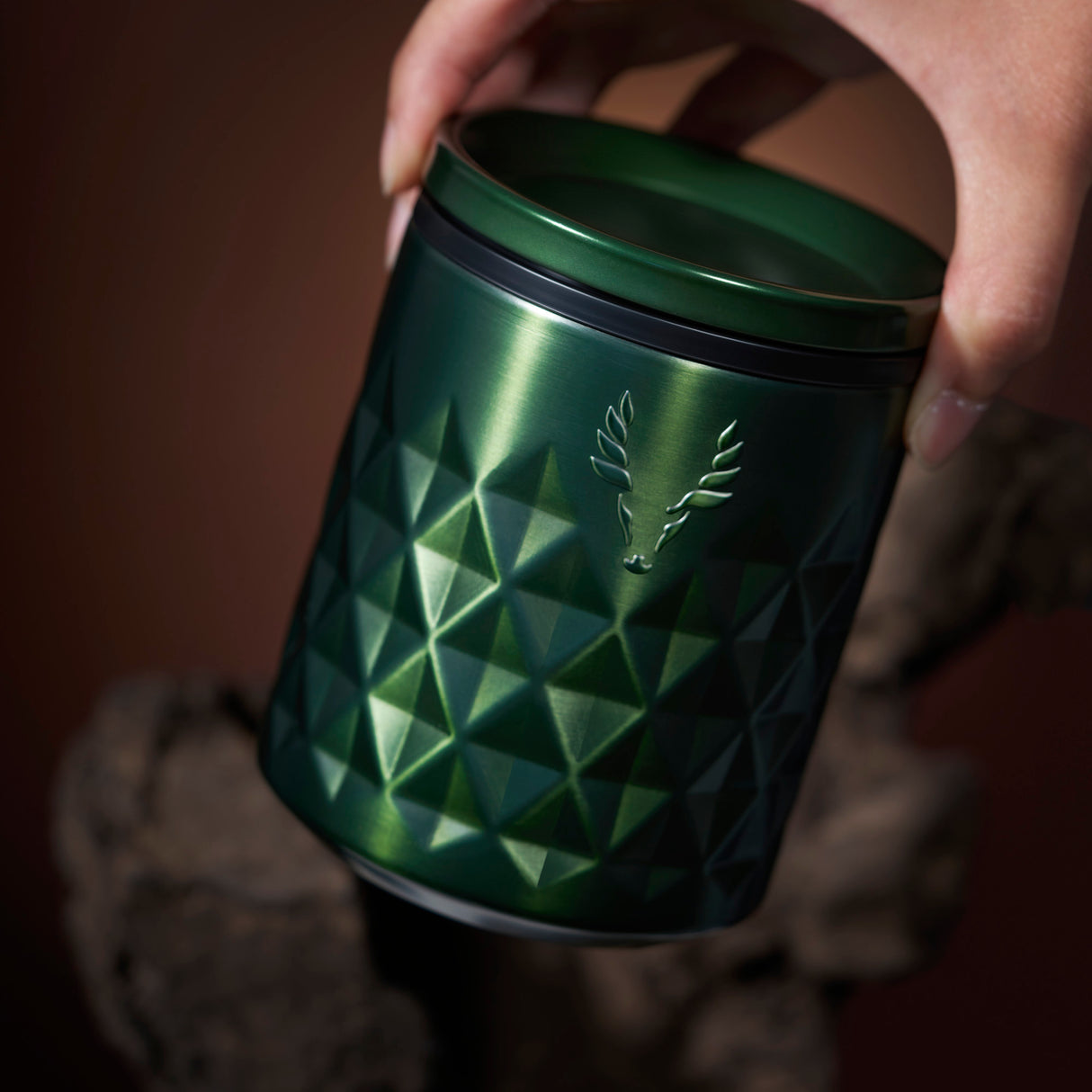 Paragon stainless steel rocks tumbler in green viski®