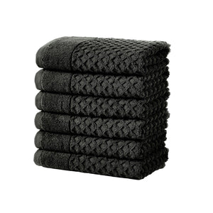 Cotton Diamond Waffle Weave Bath Towel Set - Grayson Collection