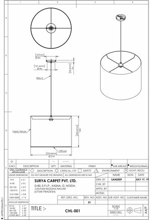 Lewisham Ceiling Light - Clearance
